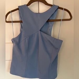 Blue Sleeveless Top